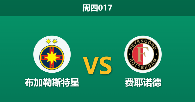 2025年12月11日 周四017 伤停风暴席卷布加勒斯特：FCSB核心遭重创，费耶诺德能否客场破咒？