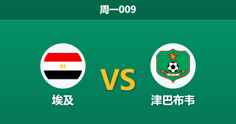 2025年12月22日 周一009 非洲杯前瞻：埃及 vs 津巴布韦：法老王剑指第八冠，津巴布韦遭遇“伤病海啸”