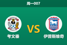 2025年12月29日 周一007 考文垂vs伊普斯维奇：榜首复仇战，兰帕德能否利用主场优势通过“让步”考验？-足球赛事前瞻 | AI 智能分析 | 足球数据解读 - 球小智