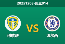 2025年12月3日 周三014 利兹联 vs 切尔西 白玫瑰深陷降级泥潭能否借主场之利触底反弹？-足球赛事前瞻 | AI 智能分析 | 足球数据解读 - 球小智