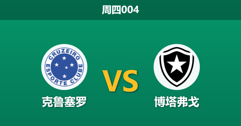 2025年12月4日 周四004 巴西甲：克鲁塞罗 vs 博塔弗戈