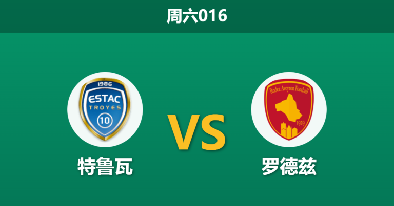 2025年12月6日 周六016 赛前分析：特鲁瓦 vs 罗德兹