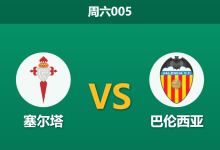 2026年1月3日 周六005 赛前深度分析：塞尔塔 vs 巴伦西亚：加利西亚雄狮能否延续“屠龙”气势？-足球赛事前瞻 | AI 智能分析 | 足球数据解读 - 球小智
