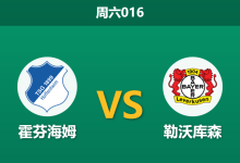 2026年1月17日 周六016 霍芬海姆 vs 勒沃库森赛前分析：药厂中轴线崩塌，主胜数据异动背后暗藏什么玄机？-足球赛事前瞻 | AI 智能分析 | 足球数据解读 - 球小智