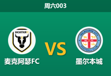 2026年1月24日 周六003 麦克阿瑟FC vs 墨尔本城赛前分析：伤兵满营，客队能否打破“锋无力”魔咒？-足球赛事前瞻 | AI 智能分析 | 足球数据解读 - 球小智