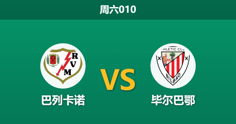 2026年2月28日 周六010 巴列卡诺 vs 毕尔巴鄂赛前分析：毕巴分心国王杯且缺少尼科，主队预期优势是否暗藏杀机？