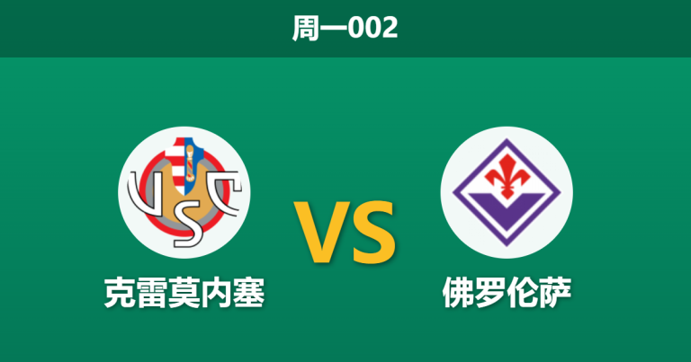 2026年3月16日 周一002 克雷莫内塞 vs 佛罗伦萨赛前分析：紫百合双线作战，保级生死战能否全身而退？