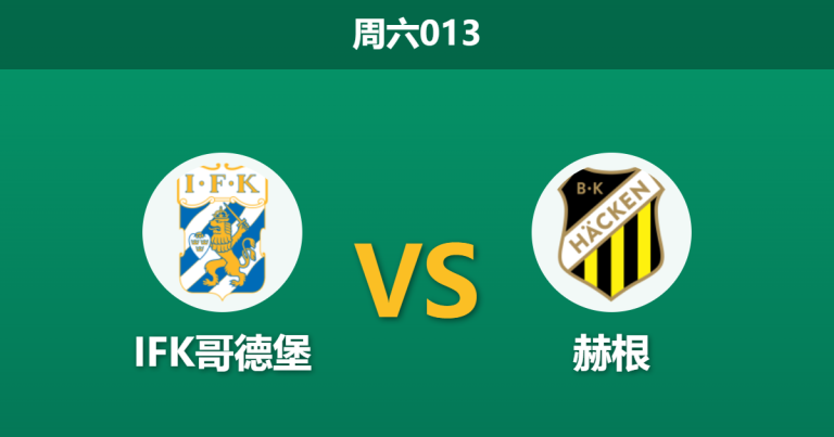 2026年4月11日 周六013 IFK哥德堡 vs 赫根赛前分析：赛季初状态未稳，主队让步是否过于托大？