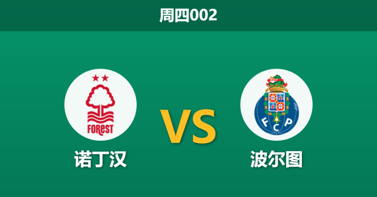 2026年4月16日 周四002 诺丁汉 vs 波尔图赛前分析：波尔图核心伤缺，主队让步数据为何持续走弱？
