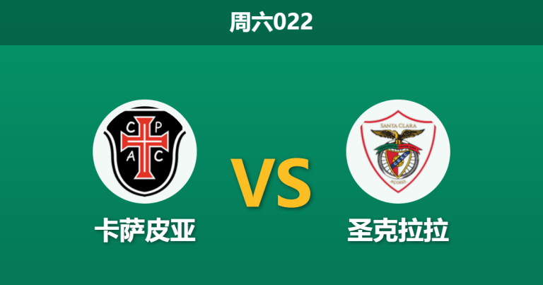 2026年4月18日 周六022 卡萨皮亚 vs 圣克拉拉赛前分析：客队让步下调，全取三分是否存在风险？