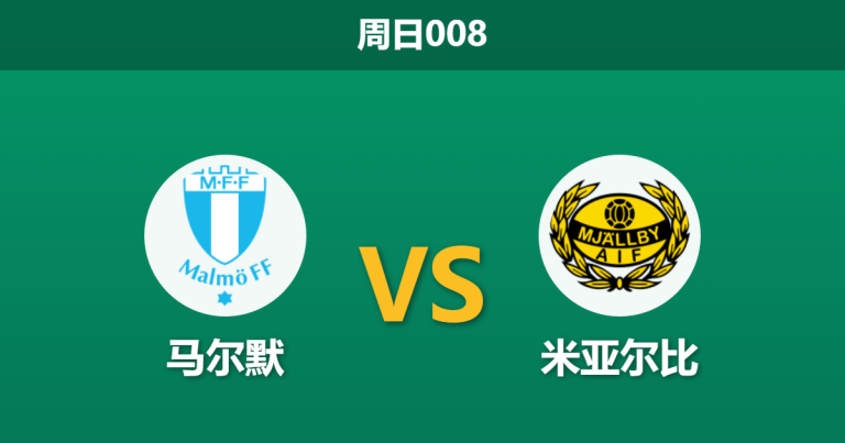 2026年5月3日 周日008 马尔默 vs 米亚尔比赛前分析：马尔默遭遇严重伤病潮，主场让步暴跌是否预示冷门？