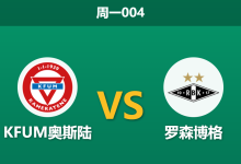 2026年5月25日 周一004 KFUM奥斯陆 vs 罗森博格赛前分析:罗森博格换帅如换刀,主队让步是否托大?-足球赛事前瞻 | AI 智能分析 | 足球数据解读 - 球小策