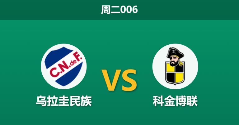 2026年5月26日 周二006 乌拉圭民族 vs 科金博联赛前分析：客队已提前出线，主队生死战能否如愿拿下？