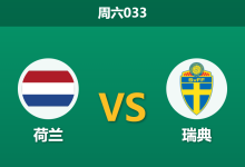 2026年6月20日 周六033 荷兰 vs 瑞典赛前分析:防线隐患遇上瑞典双枪,橙衣军团能否顺利拿下?-足球赛事前瞻 | AI 智能分析 | 足球数据解读 - 球小策