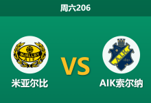 2026年7月11日 周六206 米亚尔比 vs AIK索尔纳赛前分析:卫冕冠军防线松动,AIK残阵能否全身而退?-足球赛事前瞻 | AI 智能分析 | 足球数据解读 - 球小策