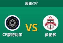 2026年7月16日 周四207 CF蒙特利尔 vs 多伦多赛前分析：401德比战火重燃，换帅如换刀的主队能否延续强势？-足球赛事前瞻 | AI 智能分析 | 足球数据解读 - 球小策