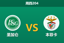 2026年7月23日 周四204 圣加仑 vs 本菲卡赛前分析:本菲卡身价碾压,客场出击能否打穿指数?-足球赛事前瞻 | AI 智能分析 | 足球数据解读 - 球小策
