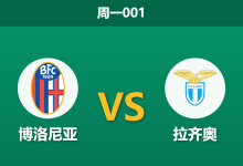 2026年8月24日 周一001 博洛尼亚 vs 拉齐奥赛前分析:加图索上任即遇危机,客场能否全身而退?-足球赛事前瞻 | AI 智能分析 | 足球数据解读 - 球小策