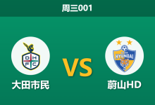2026年8月26日 周三001 大田市民 vs 蔚山HD赛前分析:大田市民近期强势反弹,主场让步是否暗藏诱导?-足球赛事前瞻 | AI 智能分析 | 足球数据解读 - 球小策