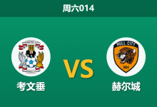 2026年8月29日 周六014 考文垂 vs 赫尔城赛前分析:赫尔城爆冷曼联后,客战考文垂是否被高估?-足球赛事前瞻 | AI 智能分析 | 足球数据解读 - 球小策