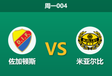 2026年8月31日 周一004 佐加顿斯 vs 米亚尔比赛前分析:客队双线作战体能透支,主场让步是否合理?-足球赛事前瞻 | AI 智能分析 | 足球数据解读 - 球小策