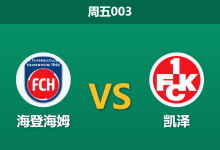 2026年10月9日 周五003 海登海姆 vs 凯泽赛前分析:主场连胜火力正盛,海登海姆让步支撑是否合理?-足球赛事前瞻 | AI 智能分析 | 足球数据解读 - 球小策