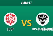 2026年10月10日 北单167 托尔 vs IBV韦斯特曼纳赛前分析：托尔主场防线连遭重创，平手格局下客队取分是否更具底气？-足球赛事前瞻 | AI 智能分析 | 足球数据解读 - 球小策