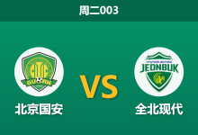2026年10月27日 周二003 北京国安 vs 全北现代赛前分析:法比奥伤缺与全北密集轮换,主胜让步是否存在风险?-足球赛事前瞻 | AI 智能分析 | 足球数据解读 - 球小策