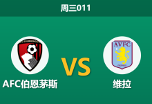 2026年10月28日 周三011 AFC伯恩茅斯 vs 维拉赛前分析：两队轮换博弈，主队一球让步是否合理？-足球赛事前瞻 | AI 智能分析 | 足球数据解读 - 球小策